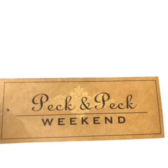 NWT Peck & Peck Navy/Vanilla Belted Fully Lined Coat Size M - Picture 8 of 12